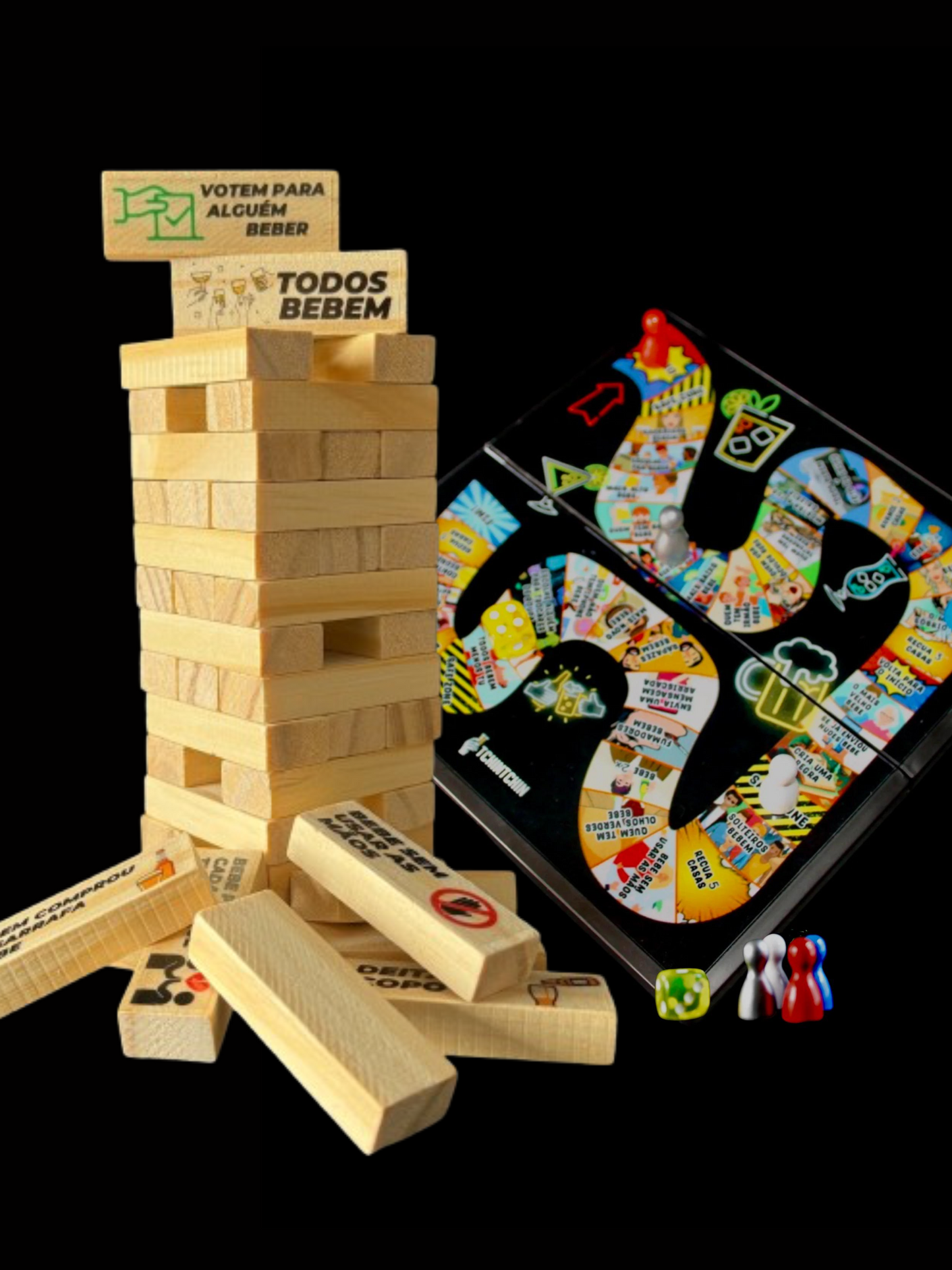 Pack - Jenga +Jogo Tabuleiro